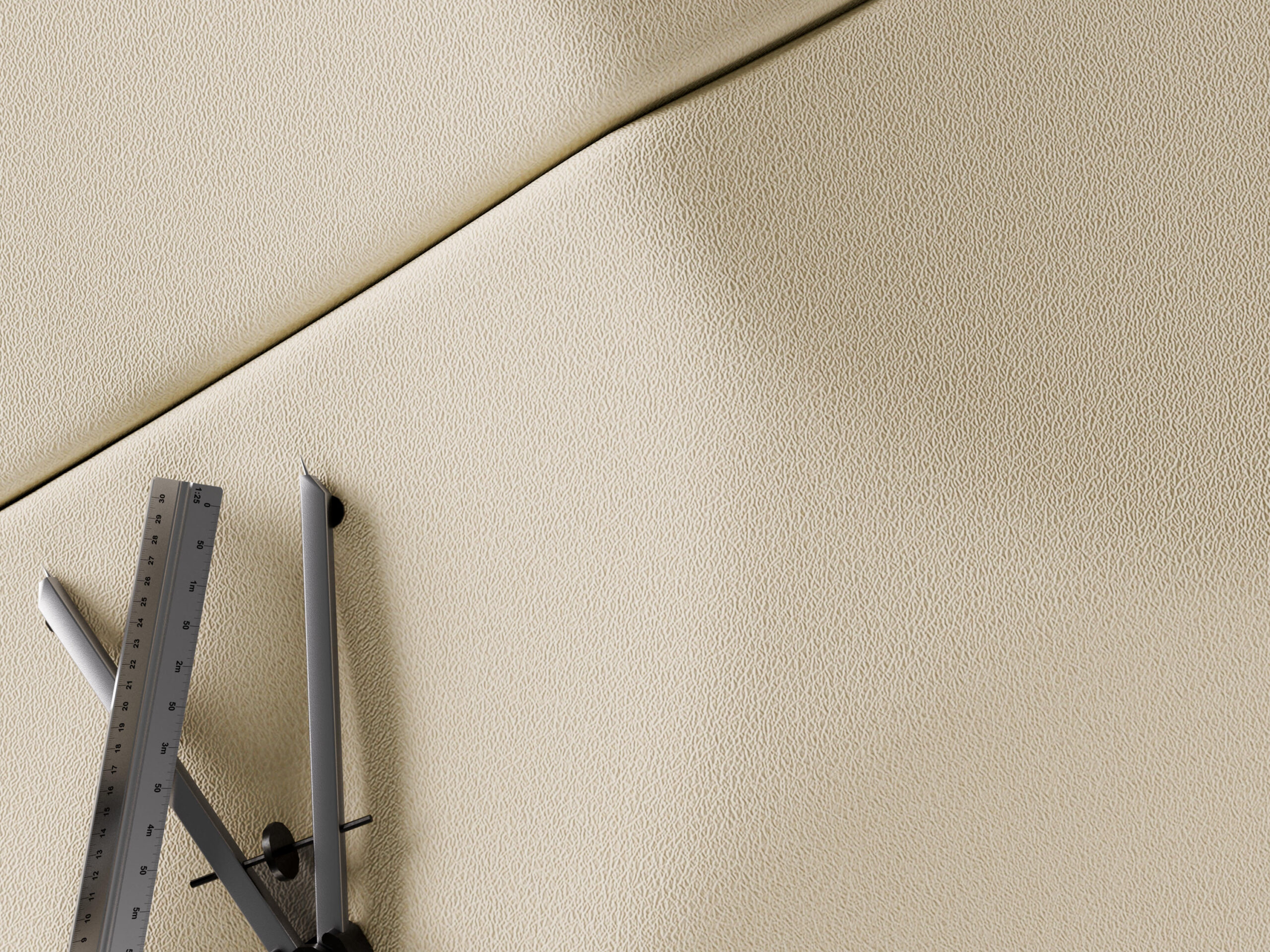 Detail van Grani Chalk keukenwrap staal