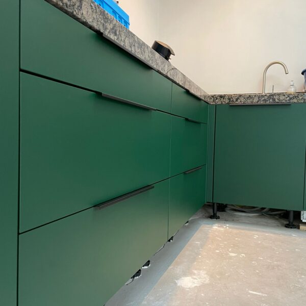 green Jade folie op keuken