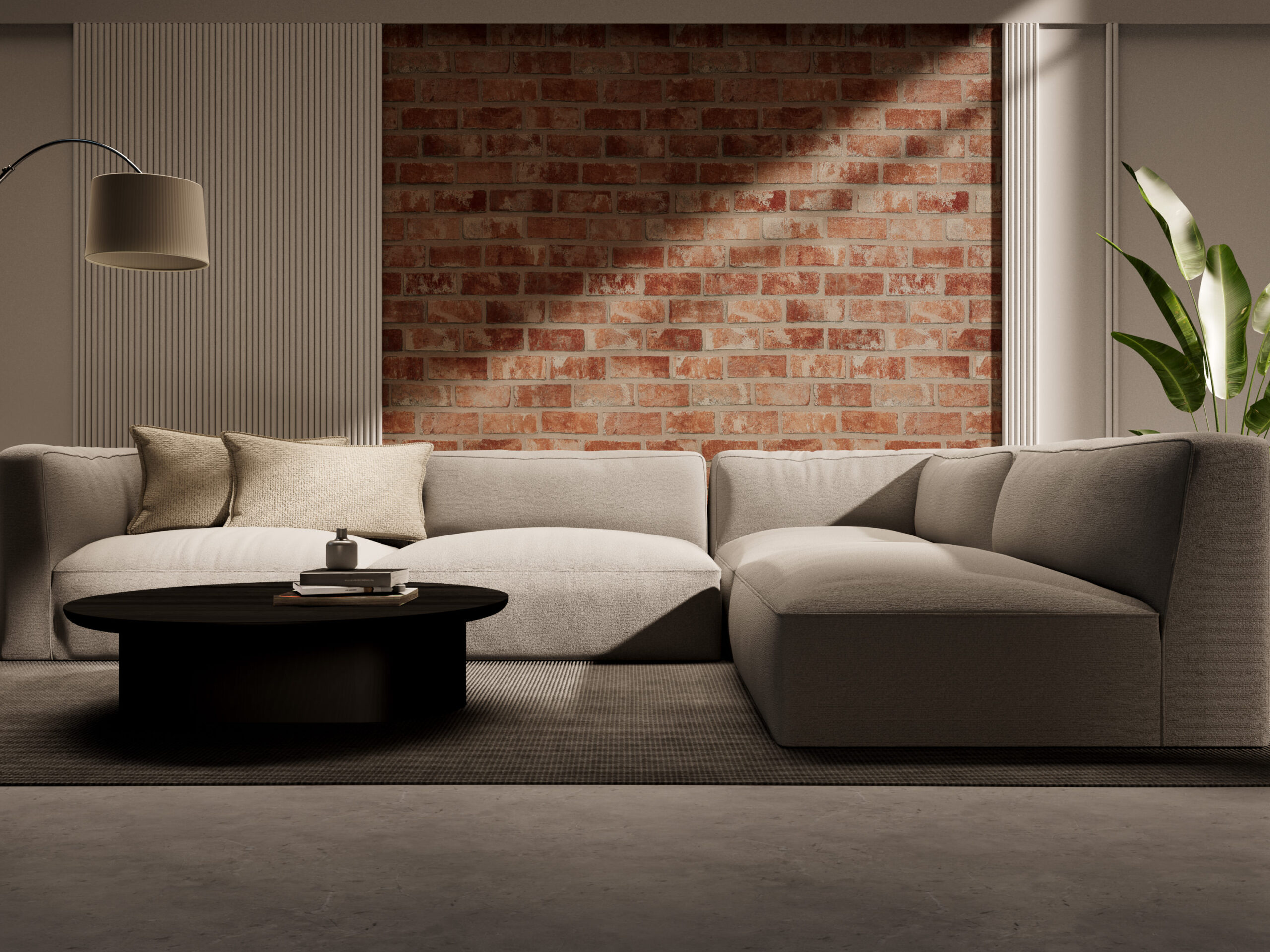 Keukenachterwand gewrapt met Muras ST009 baksteenfolie