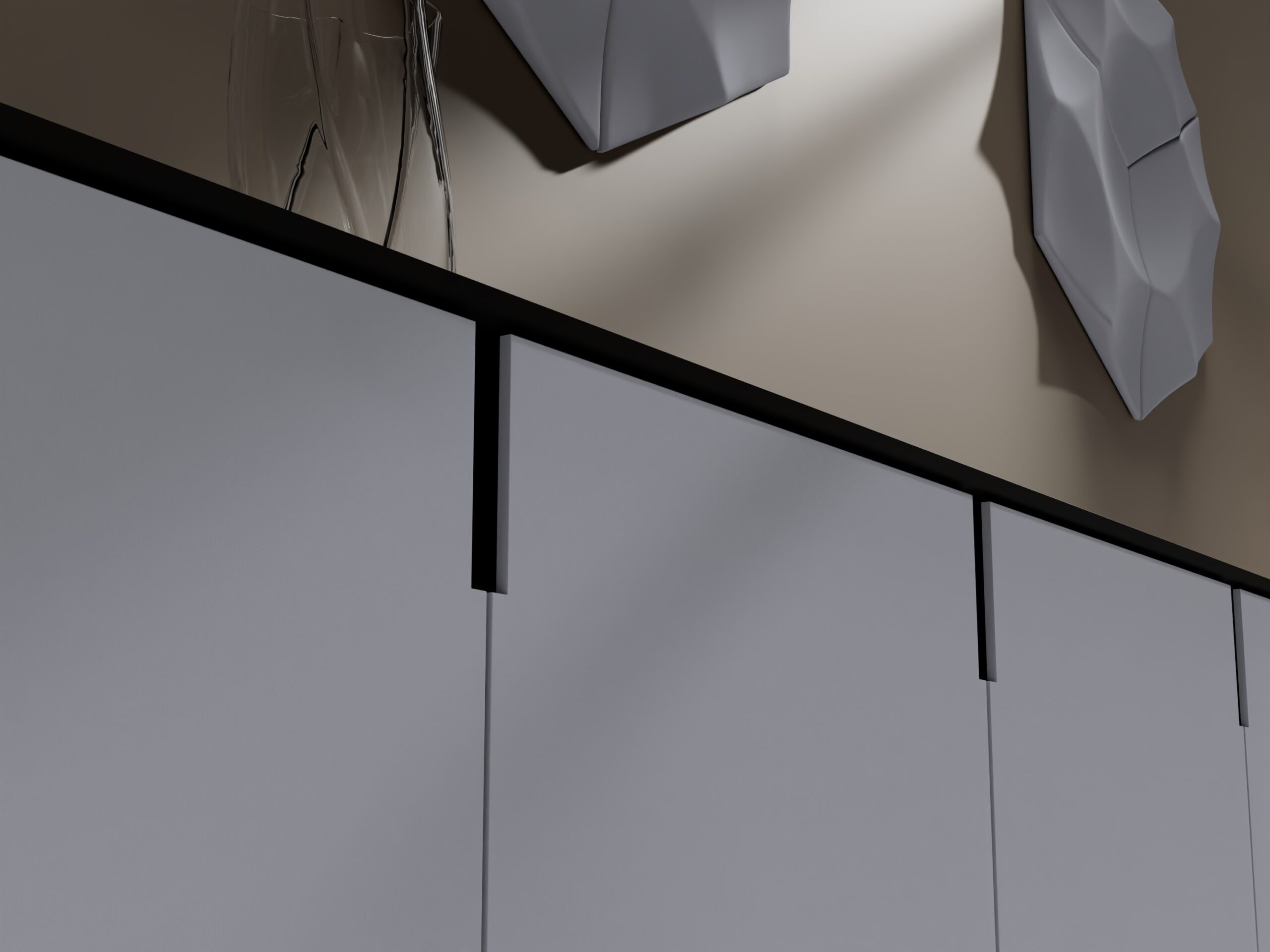 Detail van de structuur van Nimbus SC114 keukenfolie
