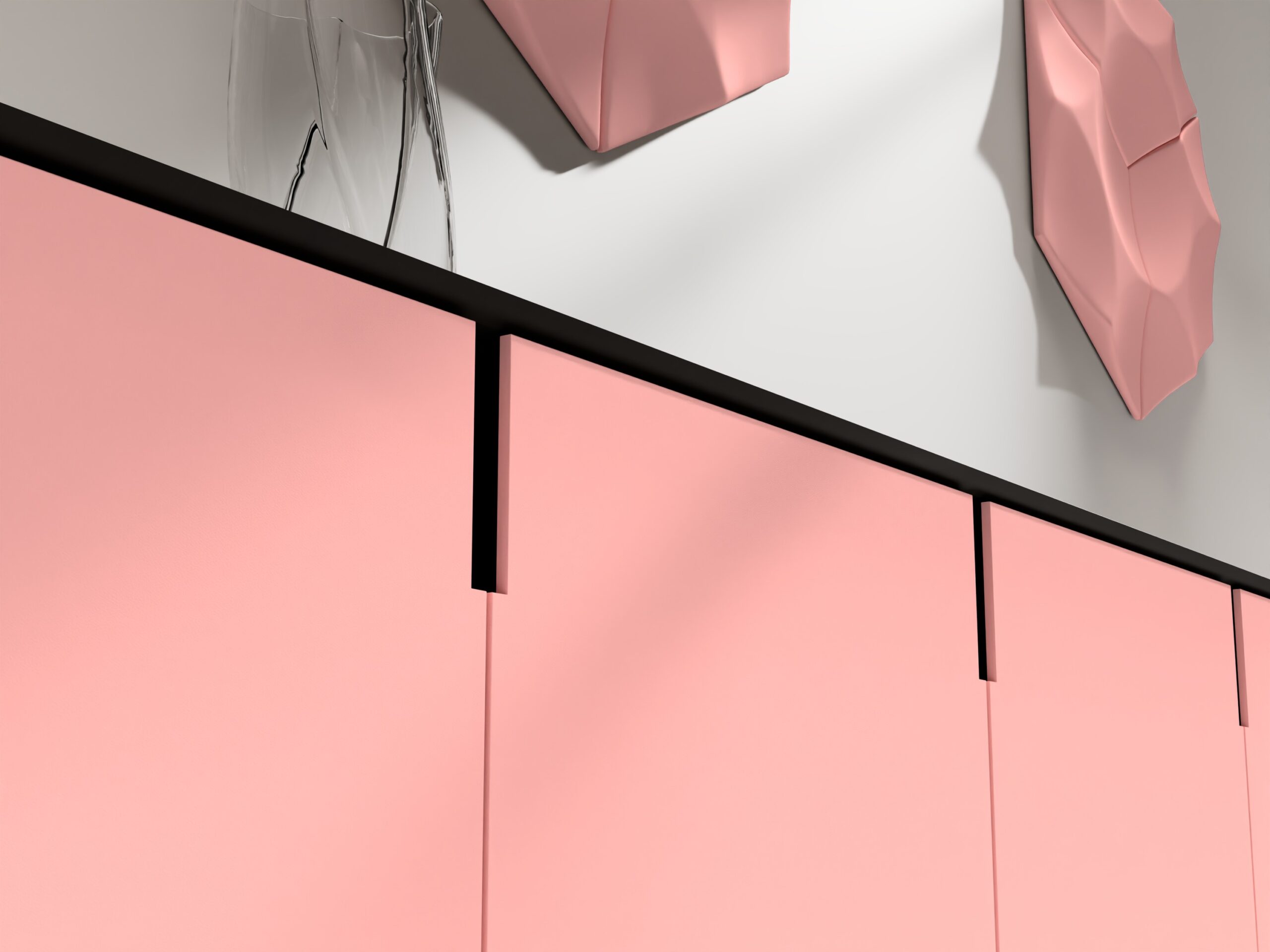 Detail van de gladde Petaline SC361 keukenfolie