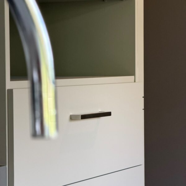 Detailfoto van de gewrapte lades in S209 Stone 2.0