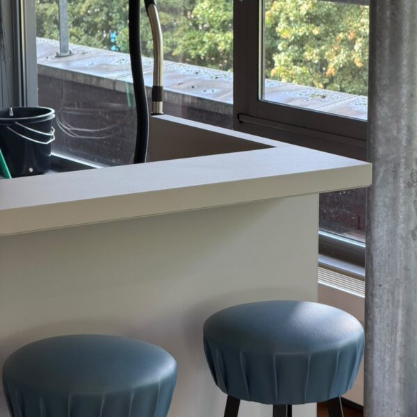 Detailfoto van de gewrapte lades in S209 Stone 2.0