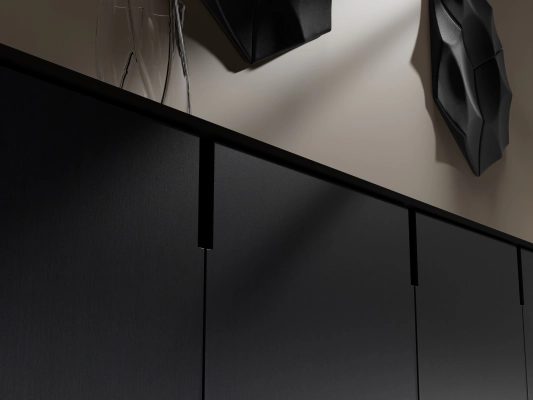 Detail van Solin ME206 interieurfolie met metallic effect