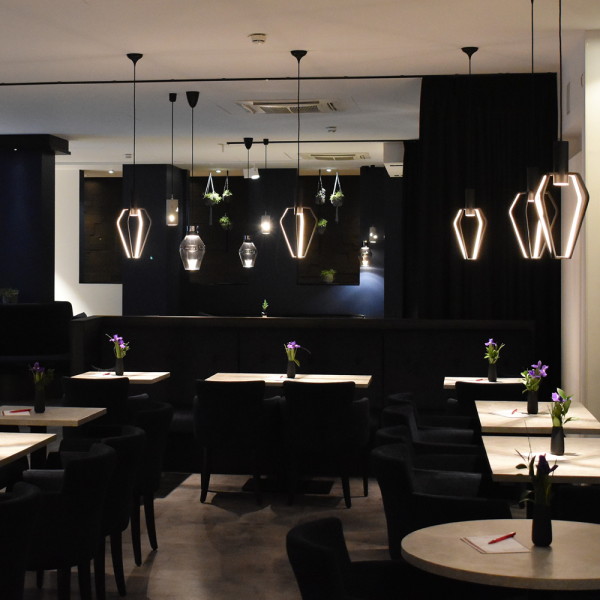 zakelijke interieur wrapping bar en restaurant